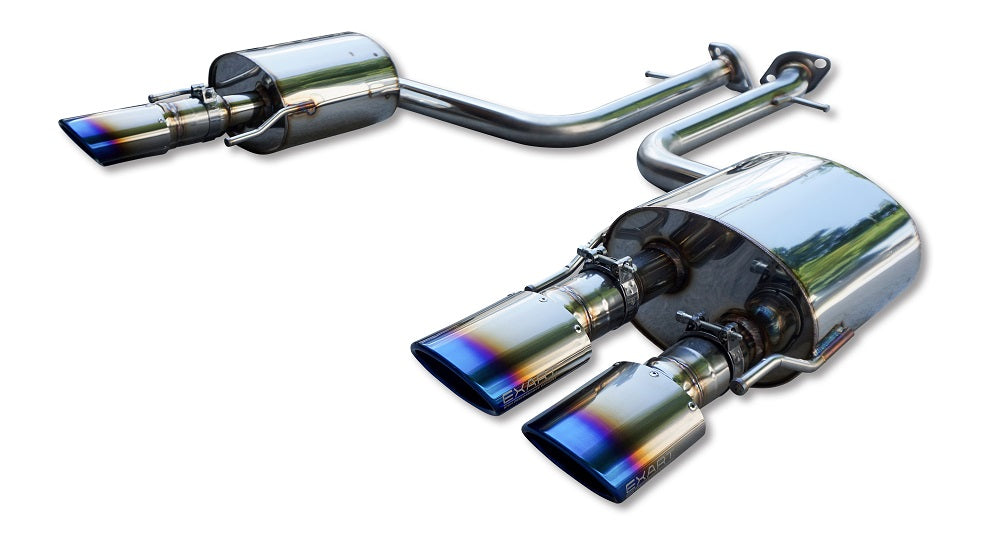 EXART ONE MUFFLER CARBON FIBER OVAL TAILPIPE (110MM X 70MM 4 PIECES) EXHAUST EXHAUST FOR LEXUS IS500 5BA-USE30 2UR-GSE EA02-LX114-C