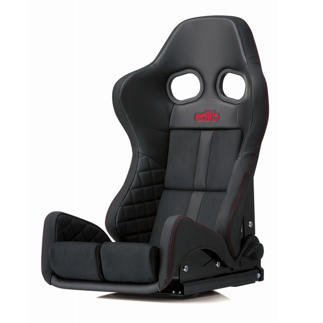 BRIDE EDIRB 161 RED STITCH SUPER ARAMID BLACK SHELL STANDARD CUSHION G61PBC