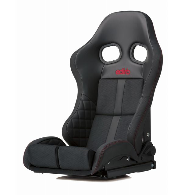 BRIDE EDIRB 171 RED STITCH SUPER ARAMID BLACK SHELL STANDARD CUSHION G71PBC