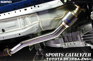 SARD EXHAUST MANIFOLD & CATALYZER & MUFFLER SET For TOYOTA 86 ZN6 23101