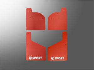 D-SPORT RALLY MUD FLAP RED FOR DAIHATSU ROCKY A200S A201S A202S A210S 66241-A311