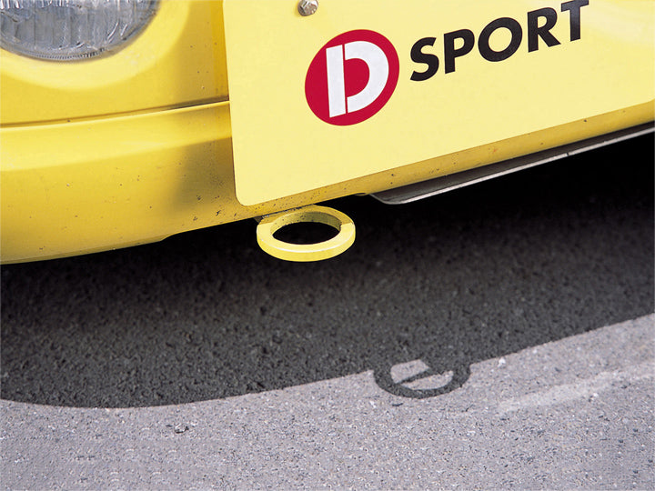 D-SPORT TOWING HOOK YELLOW FOR DAIHATSU COPEN L880K 51960-B080