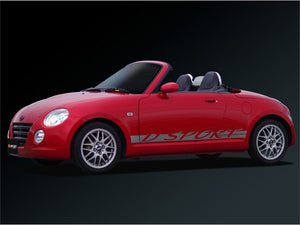 D-SPORT SIDE DECAL SILVER FOR DAIHATSU COPEN L880K 99905-A081-SI