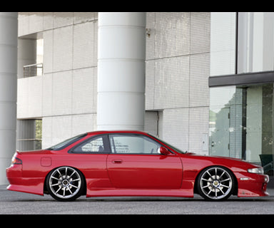 CAR MAKE T&E [VERTEX] S14 SILVIA ~ MC (14 SILVIA EARLY) SIDE STEP L R SET LEFT SIDE (PASSENGER SIDE) ONLY FOR  CARMAKETE-02322