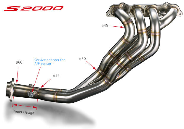 TODA RACING Standard Exhaust Manifold 4-2-1 SUS  For S2000 F20C F22C 18100-AP1-000