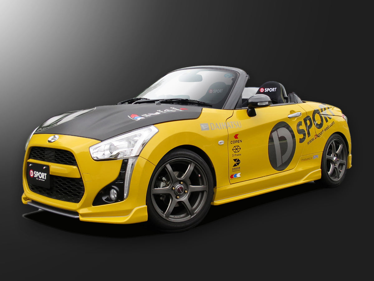 D-SPORT AERO PARTS REAR LOWER SKIRT UNPAINTED FOR DAIHATSU COPEN LA400K ROBE 08152-A240-000-KX