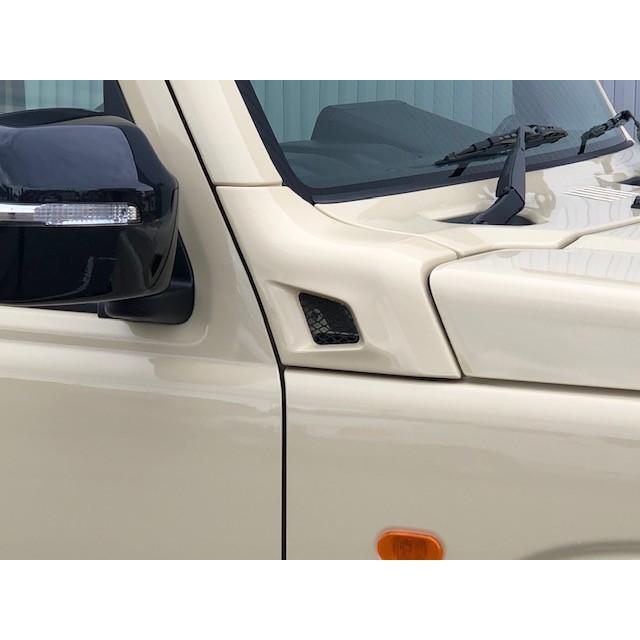 FAD START COWLING SIDE PANEL TYPE R PAINTED BLUEISH BLACK PEARL ZJ3 FOR SUZUKI JIMNY JB64W JB74W FAD-START-00004