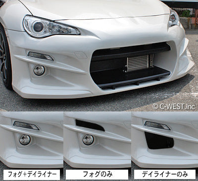 C-WEST FRONT BUMPER WITH FOG FOR SUBARU BRZ ZC6 CZC601A-FB1PF