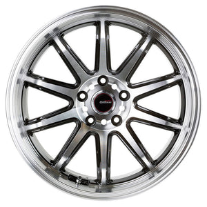 5ZIGEN FIREBALL RR 18X9.5 +12 5-114.3 BLACK POLISH FIR8951254BP