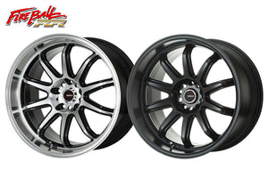 5ZIGEN FIREBALL RR 18X9.5 +12 5-114.3 BLACK POLISH FIR8951254BP