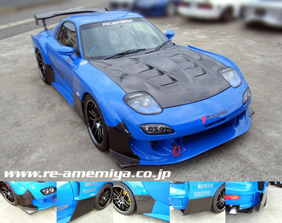 RE-AMEMIYA D1WIDE BODY KIT CF MODEL-05 FOR MAZDA RX-7 FD3S D0-022035-223