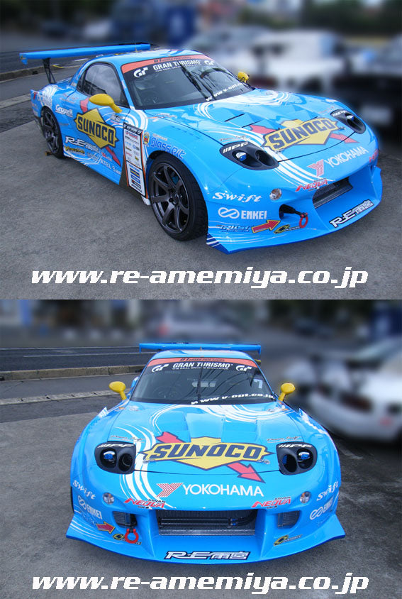 RE-AMEMIYA D1WIDE BODY KIT CF MODEL-GP FOR MAZDA RX-7 FD3S D0-022035-221