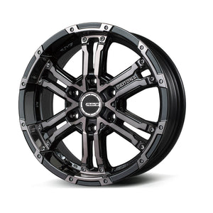 RAYS TEAM DAYTONA FDX COLLECTION 17X8J +20 6X139.7 CLEAR BLACK (K1) 38837802016K1