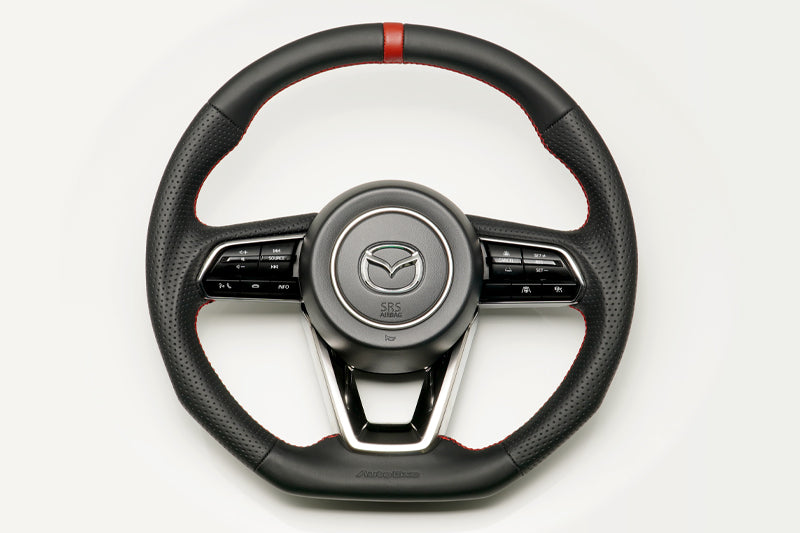 AUTOEXE SPORTS STEERING WHEEL RED STITCH FOR MAZDA CX-60 KH SERIES KHA1V0310