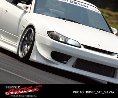 CAR MAKE T&E [VERTEX RIDGE] S15 SILVIA (15 SILVIA) BUMPER CANARD RIGHT SIDE (DRIVER'S SIDE) ONLY (LARGE) FOR  CARMAKETE-02159