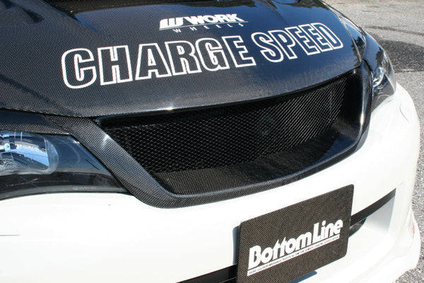 CHARGE SPEED AERO FRONT GRILL CARBON FOR SUBARU IMPREZA WRX STI GRB GRF C D E CAHRGESPEED-00083