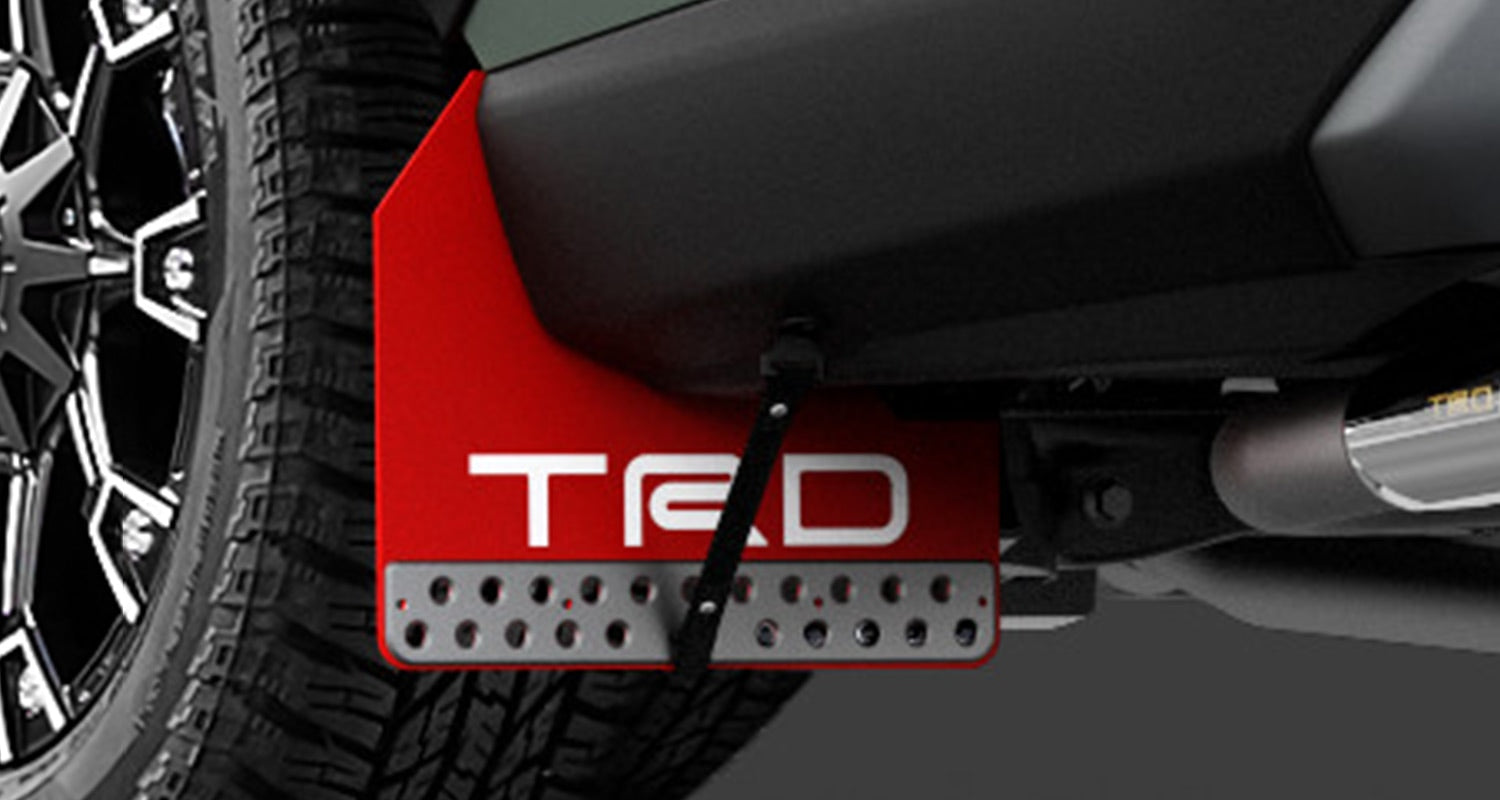 TRD MAD FLAP RED For RAV4 MXAA52 54 AXAH52 54 MS328-42001