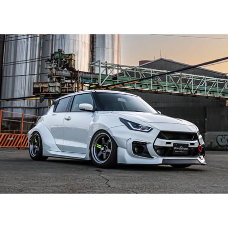 RESULT JAPAN FRONT LIP SPOILER SHORT VER FOR SUZUKI SWIFT SPORT ZC33S RESULTJAPAN-00150