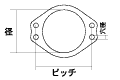 KAKIMOTO RACING FLANGE 90  FL.M09001