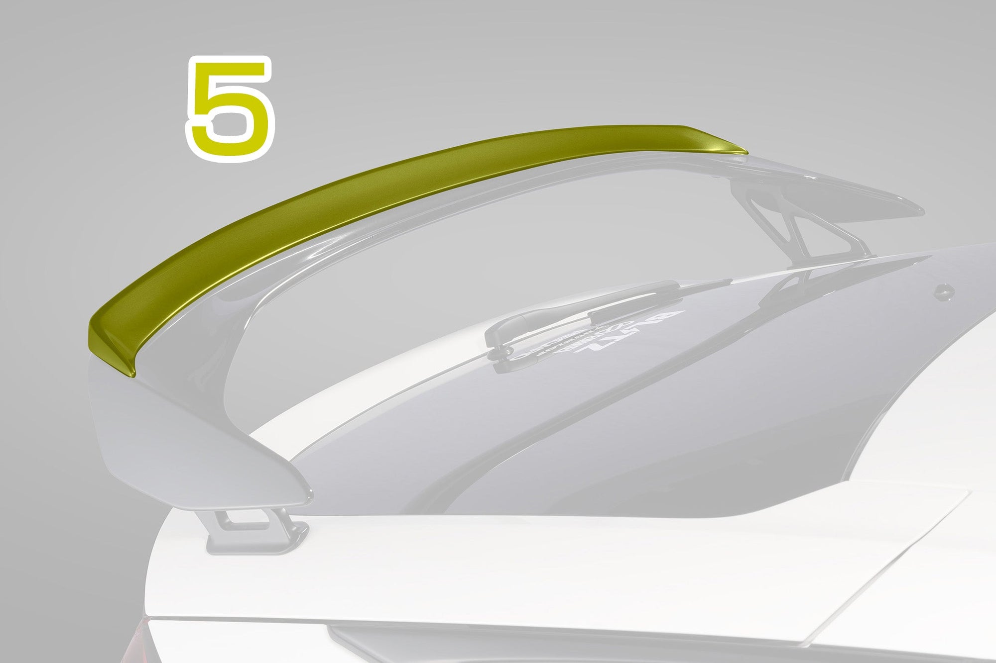 BLITZ REAR GURNEY SPOILER CFRP UNPAINTED FOR HONDA CIVIC TYPE R FL5 K20C 60469