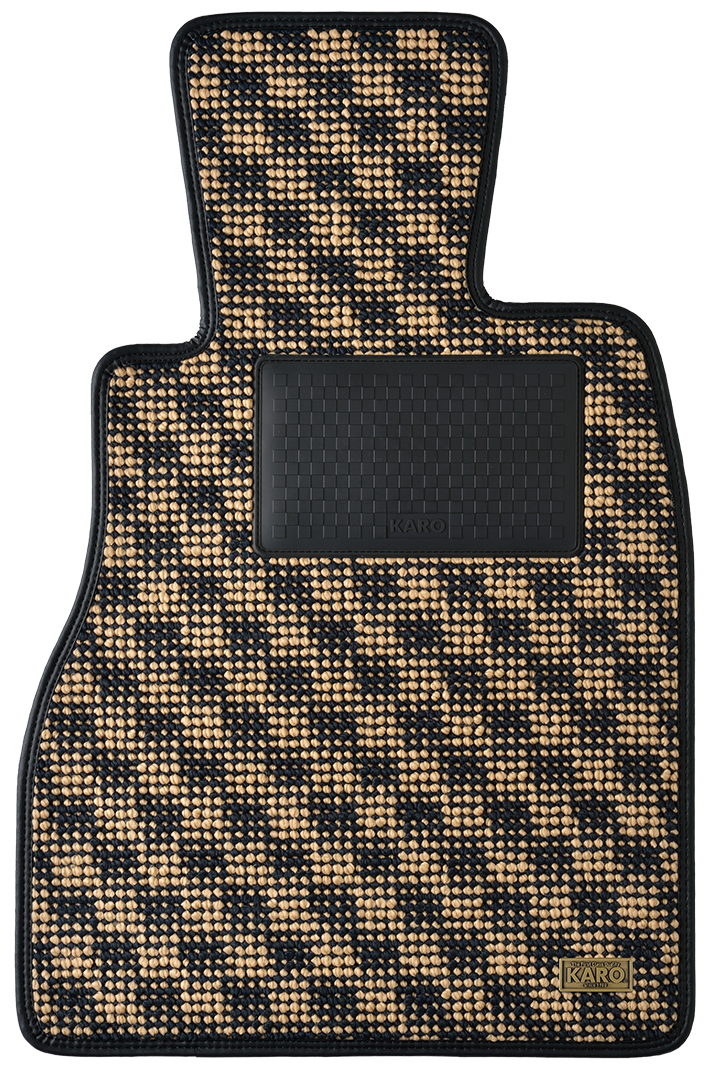 KARO FLAXY BRILLIANT BEIGE FLOOR MATS FOR TOYOTA ARISTO JZS147 1991.10-1997.07 FLAXY-458-BEIGE