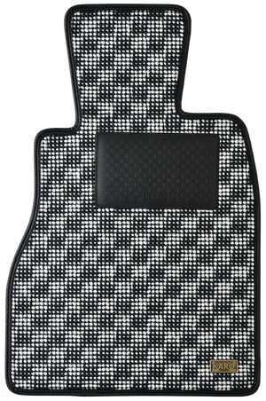 KARO FLAXY BRILLIANT WHITE LUGGAGE MATS FOR MAZDA MPV LW#W FLAXY-1942-WHITE