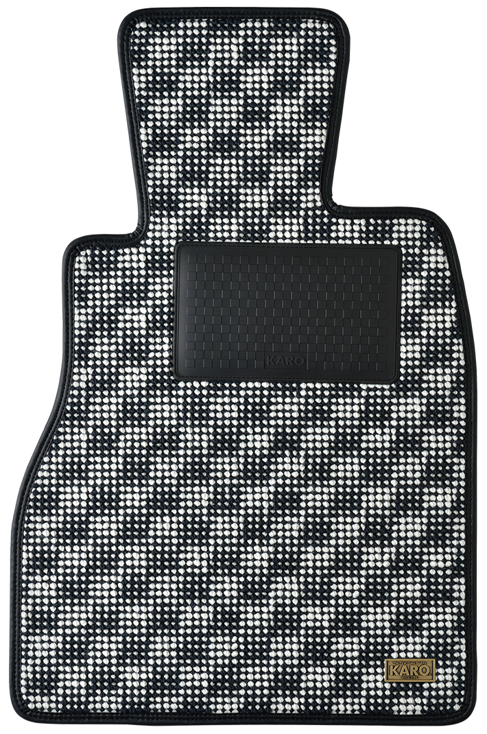 KARO FLAXY BRILLIANT WHITE FLOOR MATS FOR HONDA LEGEND KA8 FLAXY-440-WHITE