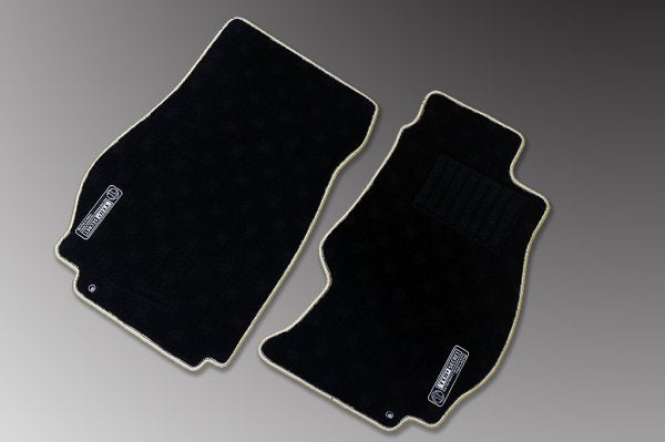 TOP SECRET ORIGINAL FLOOR MATS FRONT SET FOR NISSAN SKYLINE GT-R BNR32 TOP-SECRET-00408