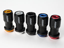 RAYS FORMULA SERIES FORMULA NUT (FN-II) SET ALUMINUM CAP-TAPER PART ORANGE M14X1.5 FOR  7414-ORANGE-M14-1-5