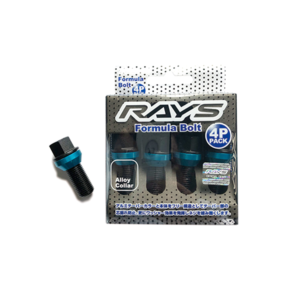 RAYS FORMULA BOLT SET 14X1.5 28 BK 14R 4PC (BLACK) 7414000013418