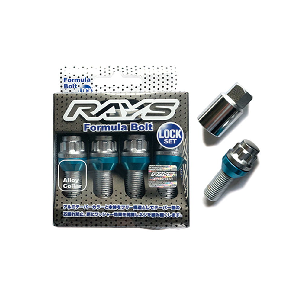 RAYS FORMULA LOCK BOLT 17HEX 14X1.5 38MM CP 14R 4PC (CHROME) 7414000013439