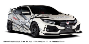 BLITZ FRONT LIP SPOILER FRP UNPAINTED FOR HONDA CIVIC TYPE R FK8 K20C 60361