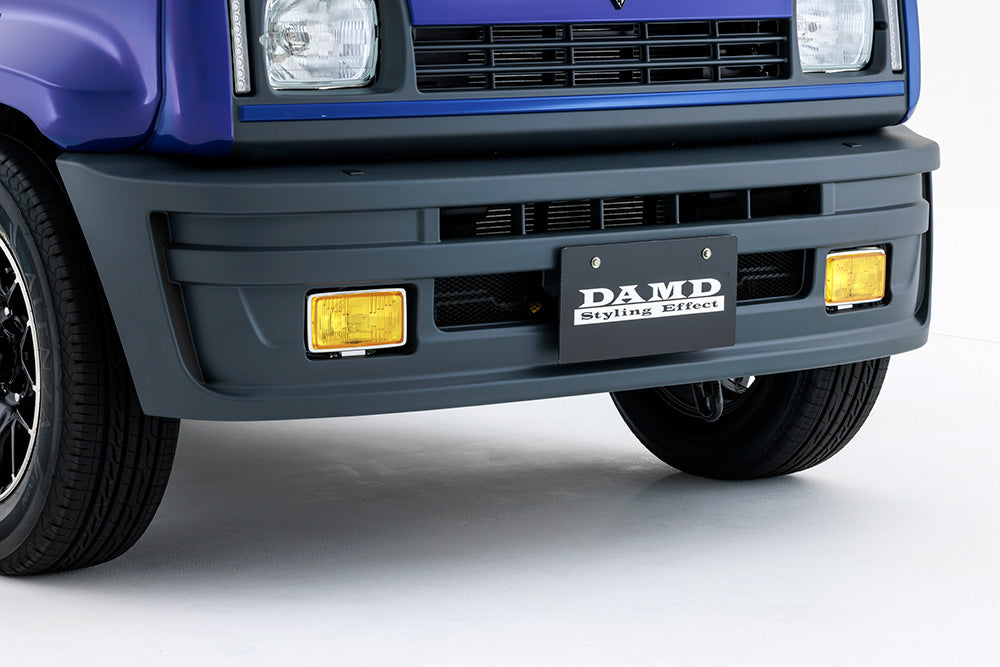 DAMD LITTLE 5./Δ. FRONT BUMPER GRAY ABS FOR SUZUKI JIMNY SIERRA JB74 YEAR: 2018.07~ DAMD-00159