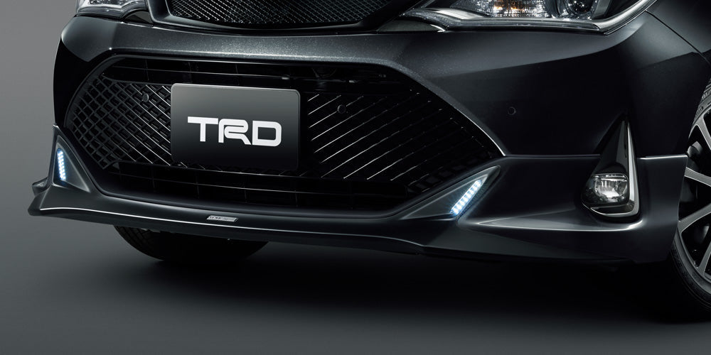 TRD FRONT SPOILER (W LED) BLACK MICA (209)  For COROLLA FIELDER 16#  MS341-12041-C0