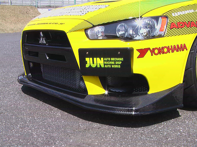 JUN AUTO FRONT LIP SPOILER  For MITSUBISHI LANCER Evo CZ4A - 8001M-M001