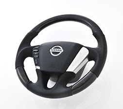 KENSTYLE STEERING WHEEL GRADIENT BROWN EBONY LEATHER COMBINATION FOR  NA05