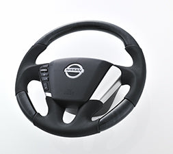 KENSTYLE STEERING WHEEL GRADIENT SILVER ROSEWOOD LEATHER COMBINATION FOR  NA01