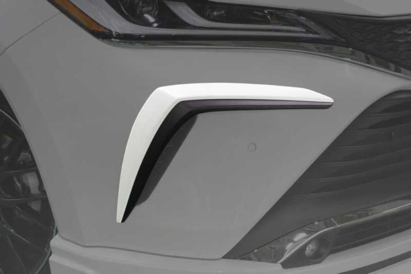 TOMS FRONT BUMPER GARNISH BLACK 202 FOR TOYOTA HARRIER MXUA80 85 52111-TAU80-B