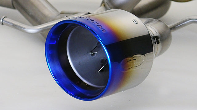 GANADOR ULTRA LIGHTWIGHT ALL TITANIUM MUFFLER EXHAUST BLUE FOR SUZUKU SWIFT SPORTS ZC33S K14C GDE-411TBL