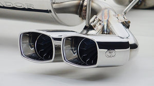 GANADOR VERTEX 4WD SUV TITANIUM POLISHED EXHAUST FOR TOYOTA LAND CRUISER 300 VJA300W MODELLISTA V35A-FTS 3,444CC TURBO GASOLINE GDS-167MTPO