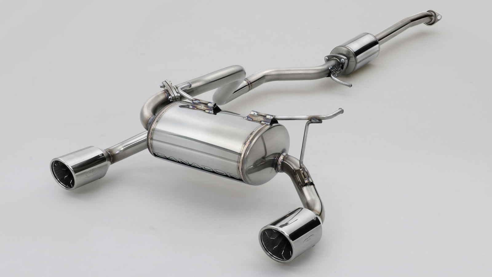 GANADOR VERTEX 4WD SUV POLISHED EXHAUST FOR SUZUKI JIMNY NOMADE JC74W 4AT 5MTCOMMON AT K15B 1,460CC GDS-177PO