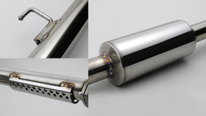 GANADOR VERTEX 4WD SUV POLISHED EXHAUST FOR TOYOTA HILUX GUN125 2GD-FTV 2,393CC DIESEL GDS-302CPO
