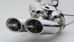GANADOR VERTEX 4WD SUV POLISHED EXHAUST FOR TOYOTA LAND CRUISER 250 GASOLINE TRJ250W GDJ250W MODELLISTA 1GD-FTV 2,754CC DIESEL GDS-304PO