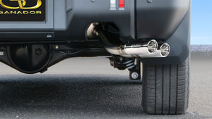GANADOR VERTEX 4WD SUV POLISHED EXHAUST FOR TOYOTA LAND CRUISER FJ TRJ240W 2TR-FE 2,693CC GASOLINE GDS-306PO