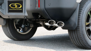 GANADOR VERTEX 4WD SUV POLISHED EXHAUST FOR TOYOTA LAND CRUISER FJ TRJ240W 2TR-FE 2,693CC GASOLINE GDS-306PO