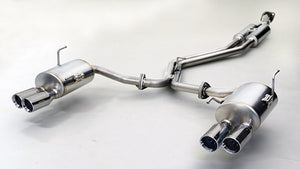 GANADOR VERTEX SPORTS TITANIUM POLISHED EXHAUST FOR SUBARU WRX S4 FA24 2,387CC TURBO GDS-417TPO