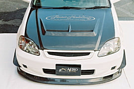 FIRST MOLDING AERO BONNET CARBON FRP FOR HONDA CIVIC EK9 KOUKI FIRST-MOLDING-00002