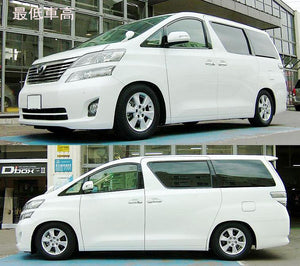RS-R BEST-I COILOVER SUSPENSION RECOMMENDED SPRING RATE FOR TOYOTA ALPHARD GGH25W BIT858M
