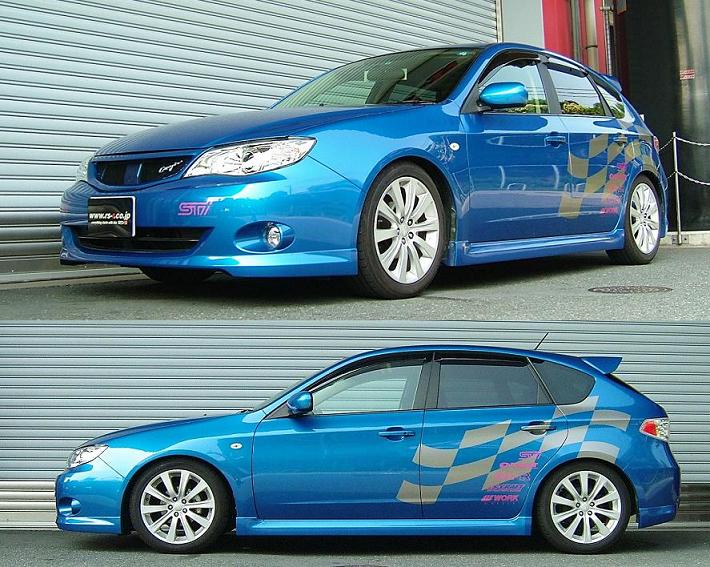 RS-R BASIC-I COILOVER SUSPENSION HARD SPRING RATE FOR SUBARU IMPREZA GH2 BAIF710H