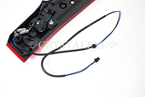 CRYSTAL EYE FIBER TAIL TUBE LED TAIL LAMP HIGH GRADE TYPE BLACK FOR HONDA FIT GK GP L136BK